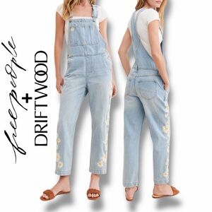 Free People + Driftwood Women's Daisy Dream Overalls in the Size X-Large